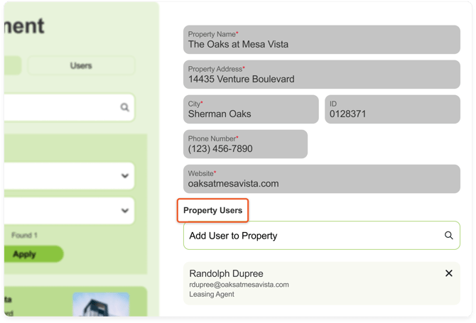 Property Users