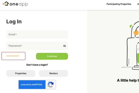 OneApp Login Page (1)