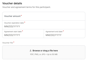 Partners - Voucher Details Screenshot