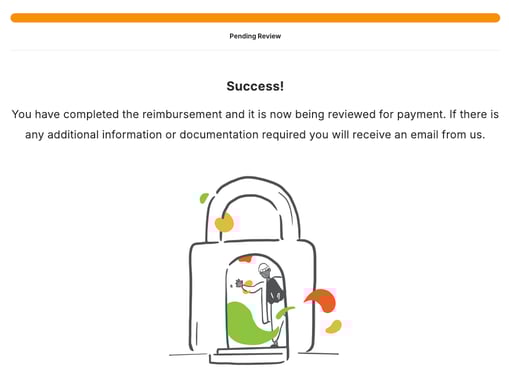 Defaults Request - Success Page