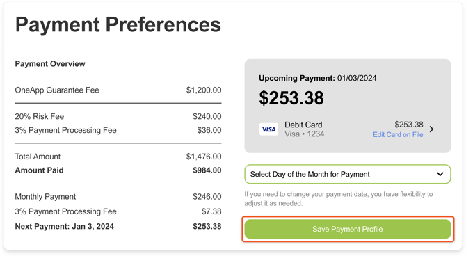 Update Payment Due Date S4
